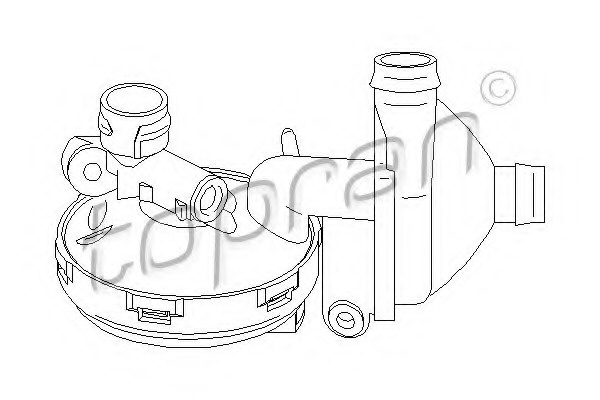 Ventil aerisire carter 501 413 TOPRAN pentru Bmw Seria 5 Bmw Seria 7 Bmw Z3 Bmw Seria 3