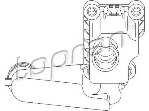 Ventil, aerisire carter SEAT ALHAMBRA (7V8, 7V9) (1996 - 2010) TOPRAN 110 612