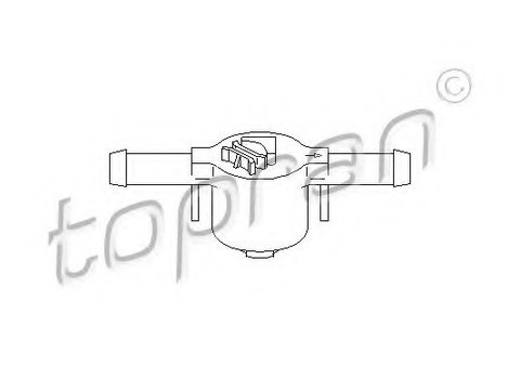 Ventil filtru de combustibil 109 069 TOPRAN pentru Audi A8 Audi A6 Audi A4 Vw Passat Skoda Superb