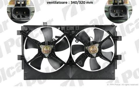 Ventilatoare racire pentru Mitsubishi Lancer , Outlander , ASX MR312899 1355A095