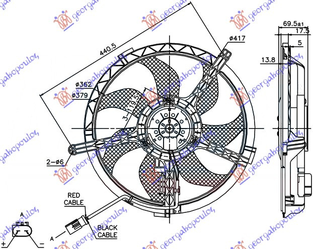 VENTILATOR [2 PINS] - MINI COOPER.ONE [R56] 06-11 MINI COOPER.ONE [R56] 06-1 060306440 060306440 17422754854