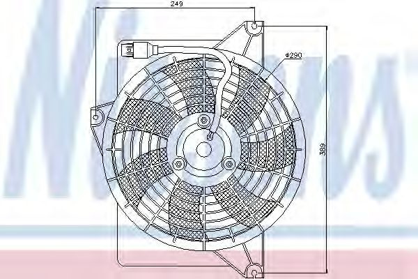 Ventilator,aer conditionat HYUNDAI MATRIX (FC) (2001 - 2010) NISSENS 85372