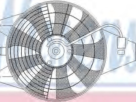 Ventilator,aer conditionat KIA MAGENTIS (GD) (2001 - 2016) NISSENS 85375