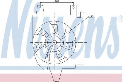Ventilator,aer conditionat KIA RIO combi (DC) (200