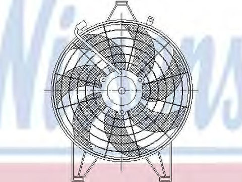 Ventilator,aer conditionat KIA SEDONA I (UP) (1998 - 2001) NISSENS 85531