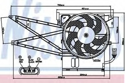 Ventilator,aer conditionat OPEL VECTRA B Hatchback