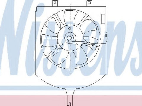 Ventilator,aer conditionat VOLVO S40 I (VS) (1995 - 2004) NISSENS 85407