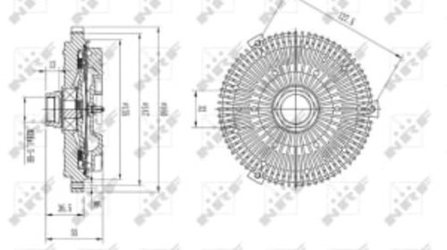 Ventilator AUDI A4 B5, A4 B6, A4 B7, A6 C5, A8 D2, SKODA SUPERB I, VW PASSAT B5, PASSAT B5.5 2.5D 01.97-03.08