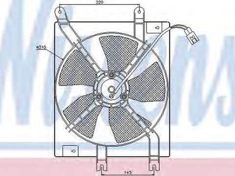 Ventilator clima DAEWOO LACETTI hatchback KLAN NISSENS 85356