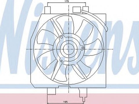 Ventilator clima MAZDA PREMACY CP NISSENS 85275