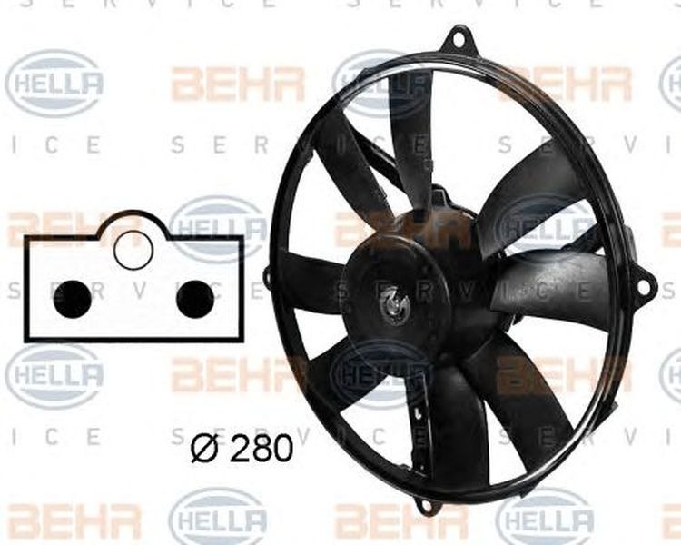 Ventilator clima MERCEDES-BENZ E-CLASS W210 HELLA 
