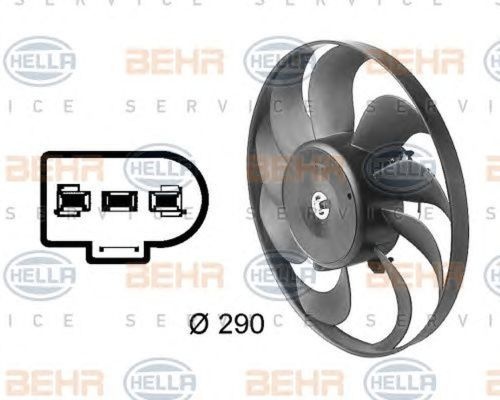 Ventilator clima SEAT TOLEDO II 1M2 HELLA 8EW009144601