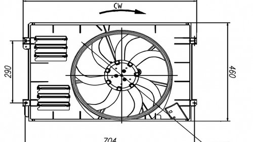 Ventilator Electroventilator GMV GMW Rad