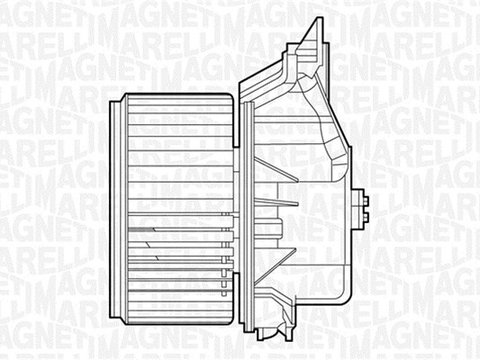 Ventilator, habitaclu (069412528010 MAGNETI MARELLI) ABARTH,FIAT,OPEL,VAUXHALL