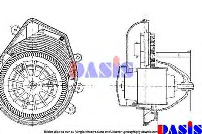 Ventilator, habitaclu AUDI A4 limuzina (8D2, B5), 