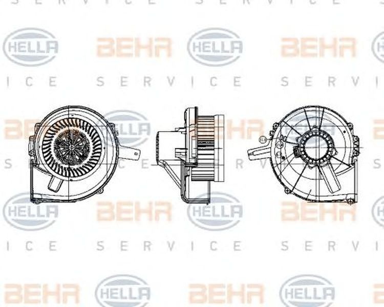 Ventilator habitaclu bord AUDI A2 8Z0 HELLA 8EW 009 157-121