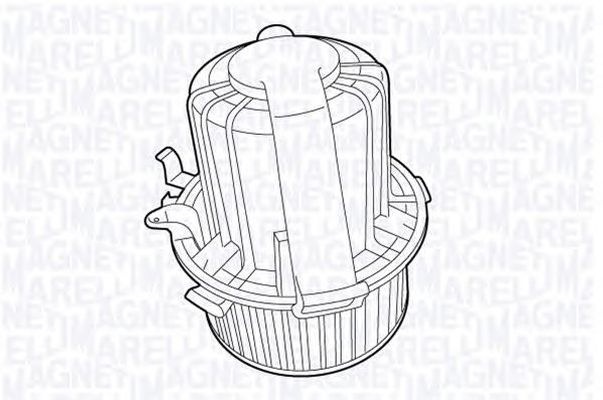 Ventilator habitaclu bord CITROEN C5 III RD MAGNETI MARELLI 069412710010