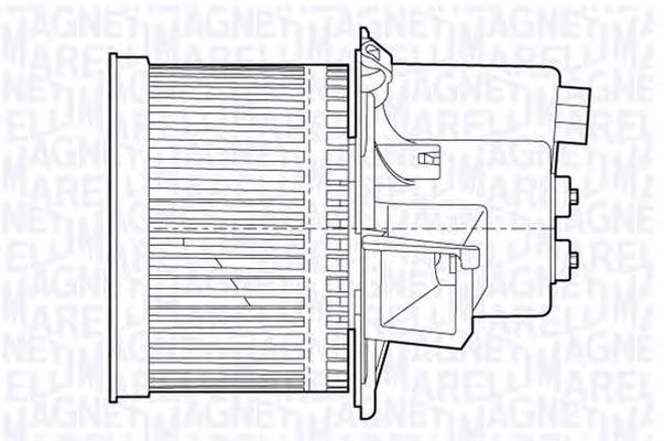 Ventilator habitaclu bord FIAT 500 C 312 MAGNETI MARELLI 069412652010