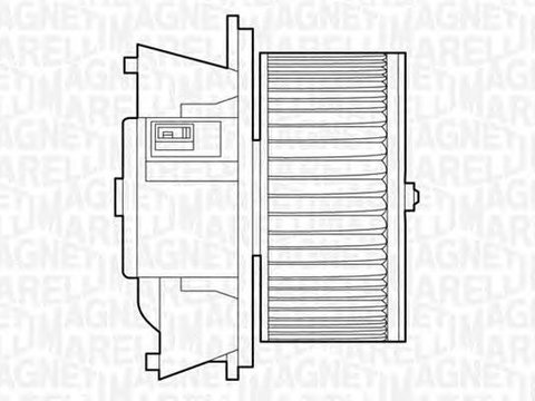 Ventilator habitaclu bord FIAT DOBLO Cargo 223 MAGNETI MARELLI 069412503010