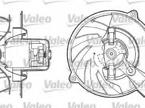 Ventilator habitaclu bord IVECO TurboStar VALEO 698435