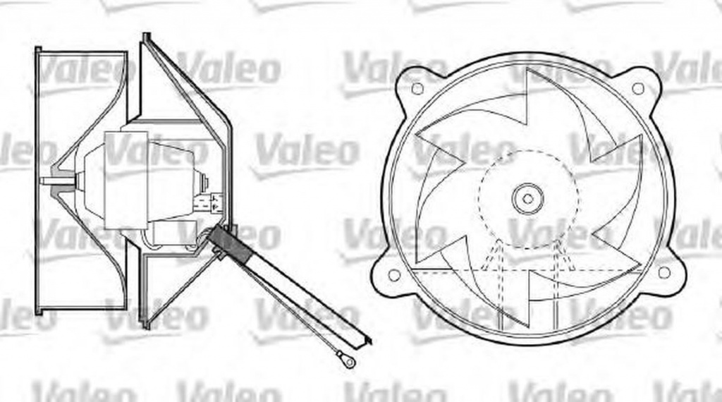 Ventilator habitaclu bord IVECO Zeta VALEO 698429