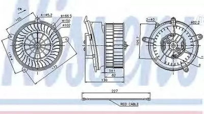 Ventilator habitaclu bord MERCEDES-BENZ CLK Cabrio