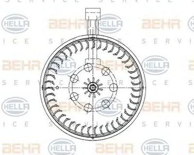 Ventilator habitaclu bord MERCEDES-BENZ CLK Cabrio