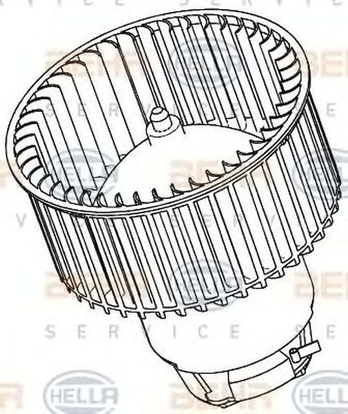 Ventilator habitaclu bord MERCEDES-BENZ E-CLASS W212 HELLA 8EW 351 040-291