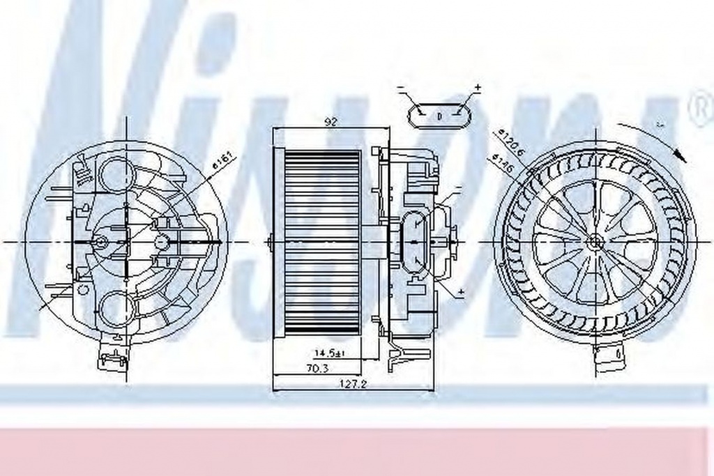 Ventilator habitaclu bord RENAULT MEGANE II limuzi