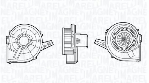 Ventilator habitaclu bord SEAT CORDOBA 6L2 MAGNETI MARELLI 069412664010 PieseDeTop