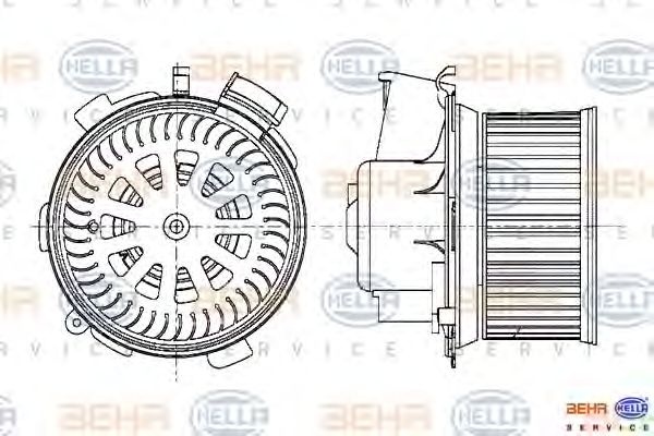 Ventilator habitaclu CITROEN XSARA PICASSO (N68) - Cod intern: W20092844 - LIVRARE DIN STOC in 24 ore!!!