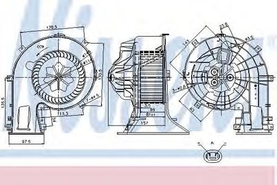 Ventilator, habitaclu FIAT CROMA (194) (2005 - 201