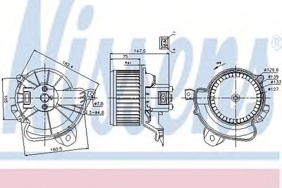 Ventilator, habitaclu FIAT GRANDE PUNTO (199) (200