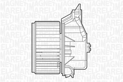 Ventilator, habitaclu MAGNETI MARELLI 069412528010