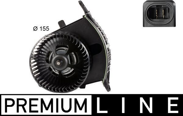 Ventilator, habitaclu MAHLE AB 167 000P