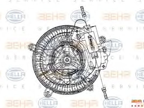 Ventilator habitaclu MERCEDES-BENZ SLK (R170) - Cod intern: W20092864 - LIVRARE DIN STOC in 24 ore!!!