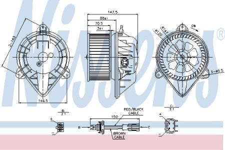 Ventilator habitaclu NISSAN OPEL RENAULT VAUXHALL 1998 - 2010