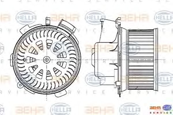 Ventilator habitaclu PEUGEOT 206+ (T3E) - Cod intern: W20092844 - LIVRARE DIN STOC in 24 ore!!!