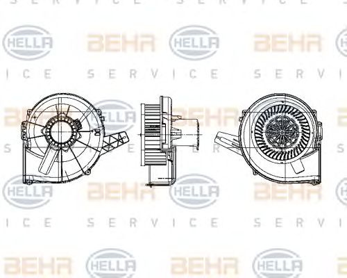 Ventilator habitaclu SEAT CORDOBA (6K2) - Cod intern: W20092836 - LIVRARE DIN STOC in 24 ore!!!