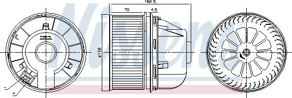Ventilator. habitaclu Suflanta de aer se potrivește. FORD C-MAX FOCUS C-MAX FOCUS II FOCUS II-KOMBI 1.4-2.5 10.03-09.12 FORD FOCUS II (DA_, HCP, DP), Hatchback, 07.2004 - 09.2013 Nissens 87492