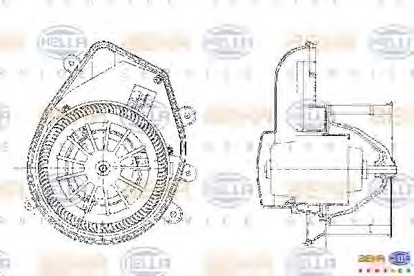 Ventilator habitaclu VOLKSWAGEN PASSAT (3B3) - Cod intern: W20092839 - LIVRARE DIN STOC in 24 ore!!!