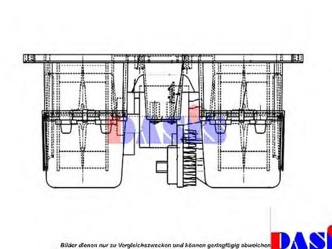 Ventilator, habitaclu VOLVO FH 12, VOLVO FM 12, VOLVO FM 9 - AKS DASIS 740550N