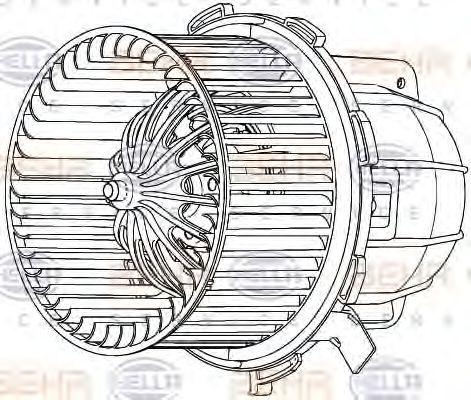 Ventilator habitaclu VW AUDI A4/A5/Q5 07- - Cod intern: W20092919 - LIVRARE DIN STOC in 24 ore!!!