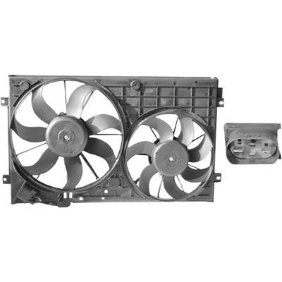 Ventilator motor VW PASSAT CC 2008->2012, PASSAT B6 2005->2010, CC 2011->2016, GOLF 6 2008->2013, PASSAT B7 2010->2014, JETTA 6 2010-> pentru 1.8 TSI, perioada 2007 2008 2009 2010 2011 2012 2013 2014 2015 2016 2017 2018 2019 PIESA NOUA diametru mm 36