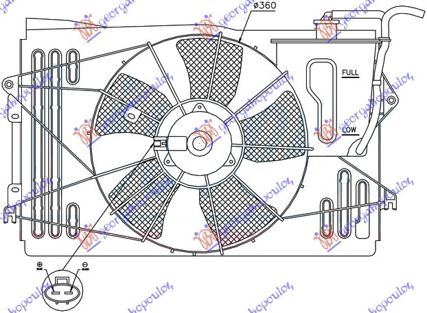 VENTILATOR PETR. [W.SCREW] - TOYOTA TOYOTA COROLLA [E 12] SEDAN 02-06 TOYOTA CORO 044006450 044006450 167110D072
