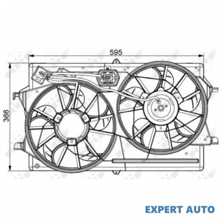 Ventilator racire Ford FOCUS C-MAX 2003-2007 #2 098094N