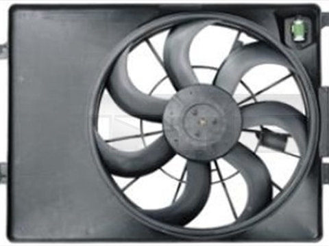 Ventilator radiator 817-0002 TYC pentru Hyundai Ix35 Hyundai Tucson Kia Sportage