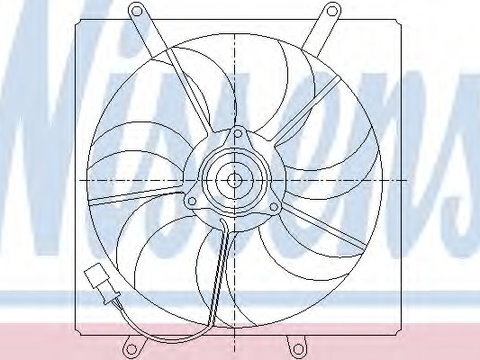 Ventilator radiator 85014 NISSENS pentru Toyota Avensis