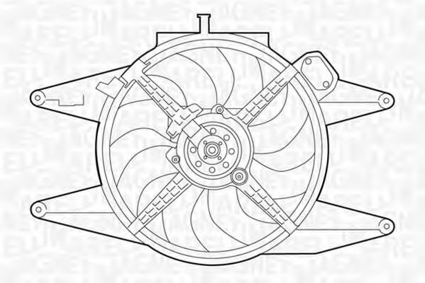 Ventilator, radiator ALFA ROMEO 147 (937) (2000 - 