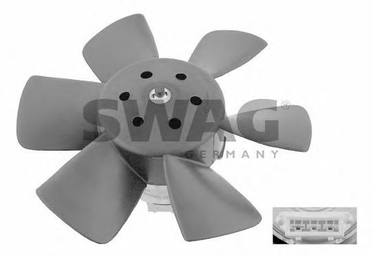 Ventilator, radiator AUDI 90 (8C, B4), AUDI 80 Avant (8C, B4), VW ATLANTIC I (16) - SWAG 30 90 6990